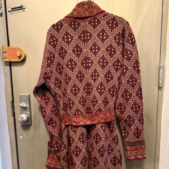 Boho shawl neck Cardigan Duster Sweater / Jacket - Picture 12 of 16